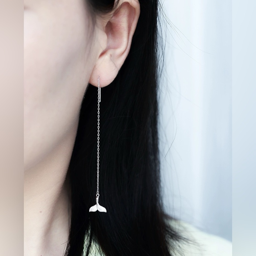 Silver earring threader - Picture 3 of 4